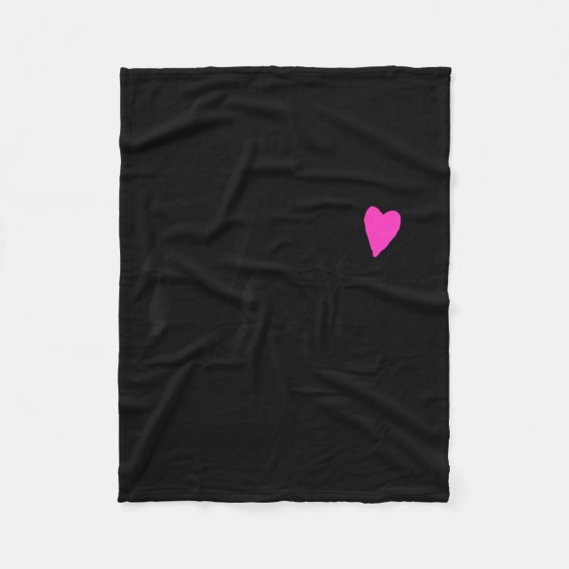 Meme With Nk Heart Grandmother Gift  Fleece Blanket (Front)