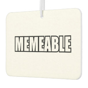MEMEABLE CAR AIR FRESHENER