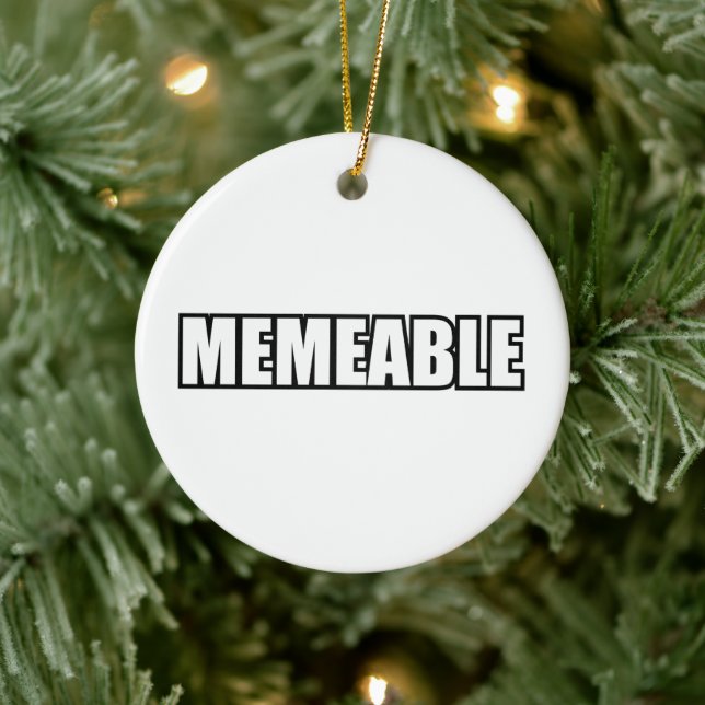 MEMEABLE CERAMIC TREE DECORATION (Tree)