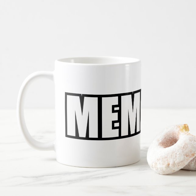MEMEABLE COFFEE MUG (With Donut)