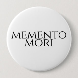 Memento Mori 10 Cm Round Badge