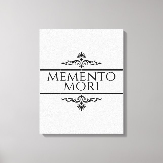 Memento Mori Canvas Print (Front)