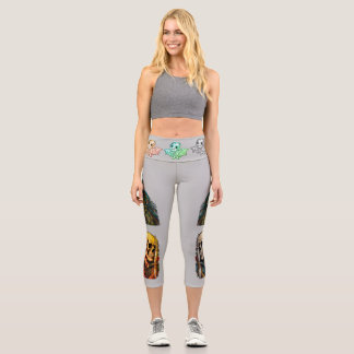 Memento Mori Capri Leggings