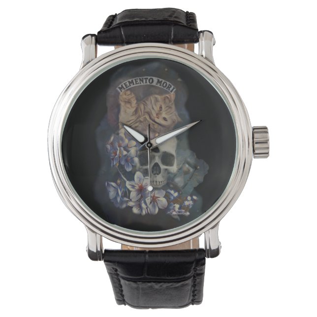 Memento mori cat watch (Front)