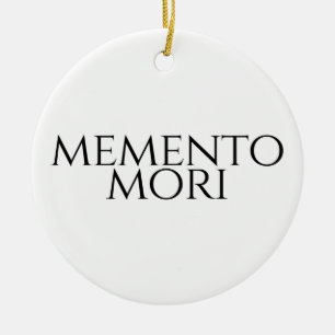 Memento Mori Ceramic Tree Decoration