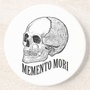 Memento mori coaster