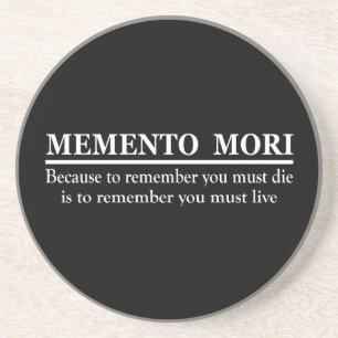 Memento mori coaster