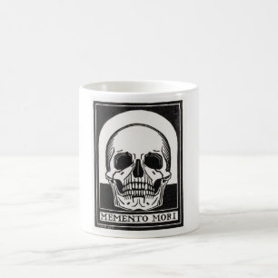 Memento mori coffee mug