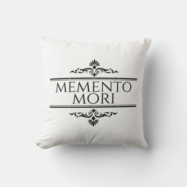 Memento Mori Cushion (Front)