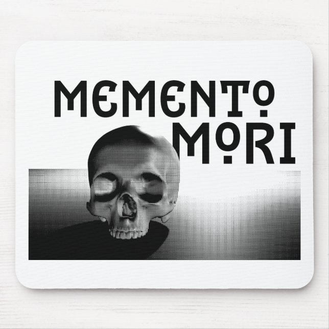Memento Mori Design Mouse Mat (Front)