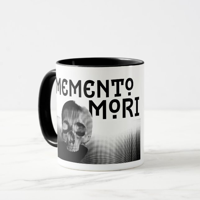 Memento Mori Design Mug (Front Left)