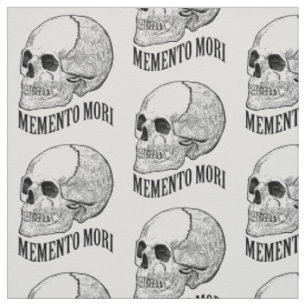 Memento mori fabric