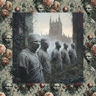 Memento Mori Garden — Gothic  Canvas Print