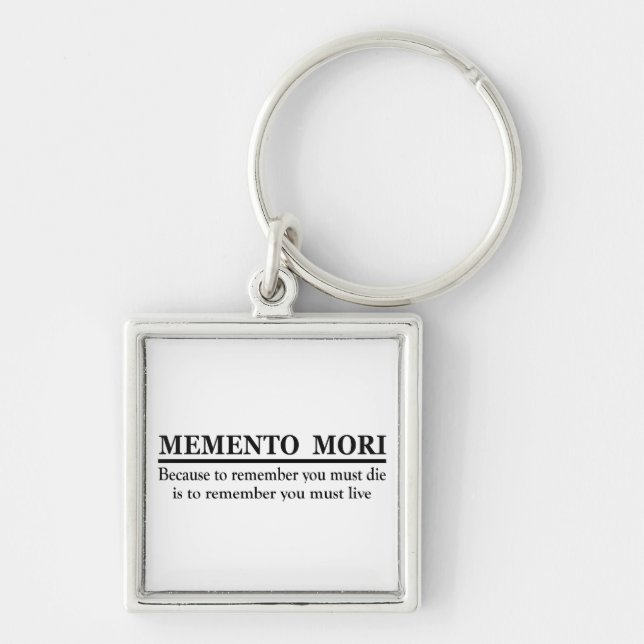 Memento mori key ring (Front)