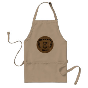 memento mori, latin phrase standard apron