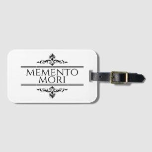 Memento Mori Luggage Tag
