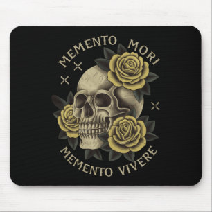 Memento Mori Memento Vivere _ Philosophy & Lat Mouse Mat