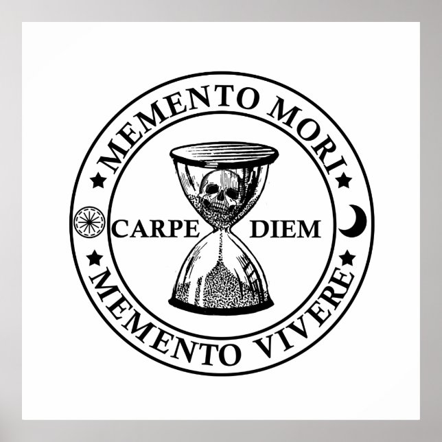 Memento mori memento vivere poster (Front)