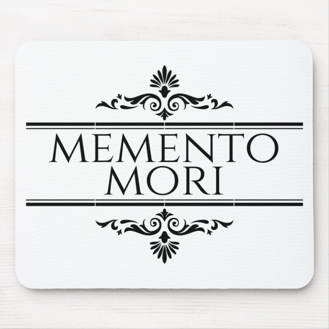 Memento Mori Mouse Mat (Front)