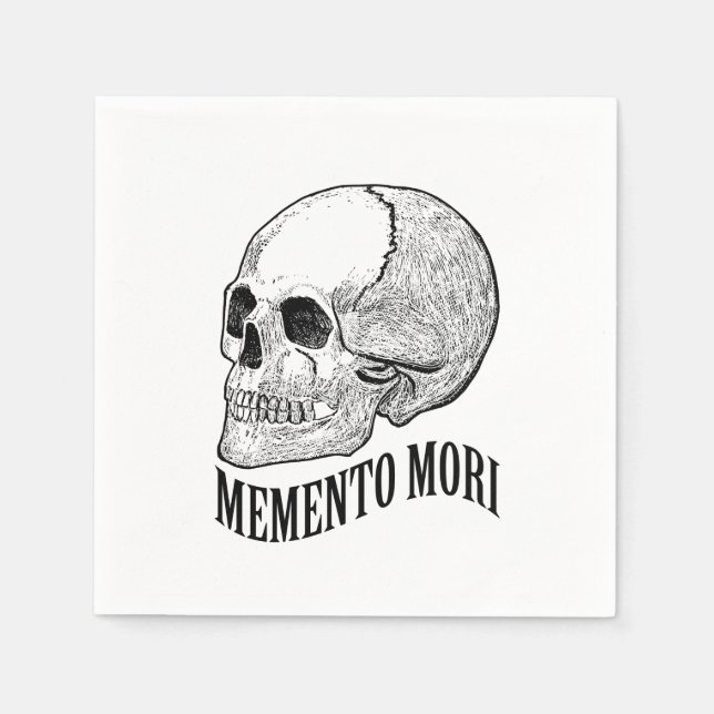 Memento mori napkin (Front)