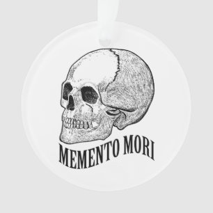 Memento mori ornament