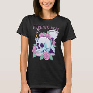 Memento Mori Pastel Goth Gothic Skull Stoic Mortal T-Shirt
