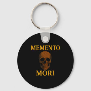 Memento Mori Philosophy Stoicism Quote Key Ring