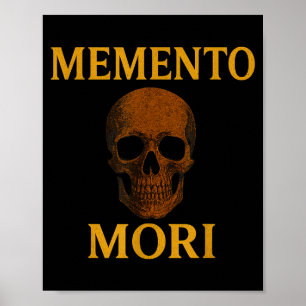 Memento Mori Philosophy Stoicism Quote Poster