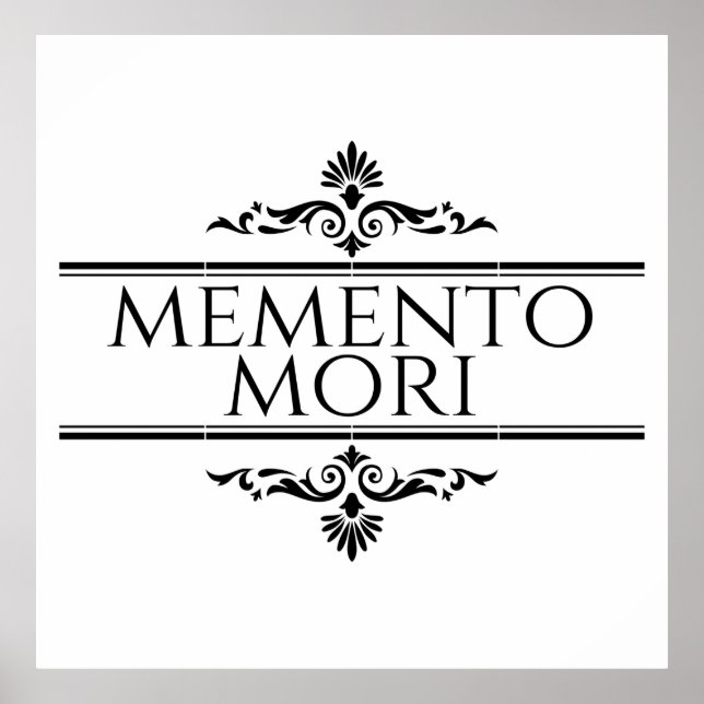 Memento Mori Poster (Front)
