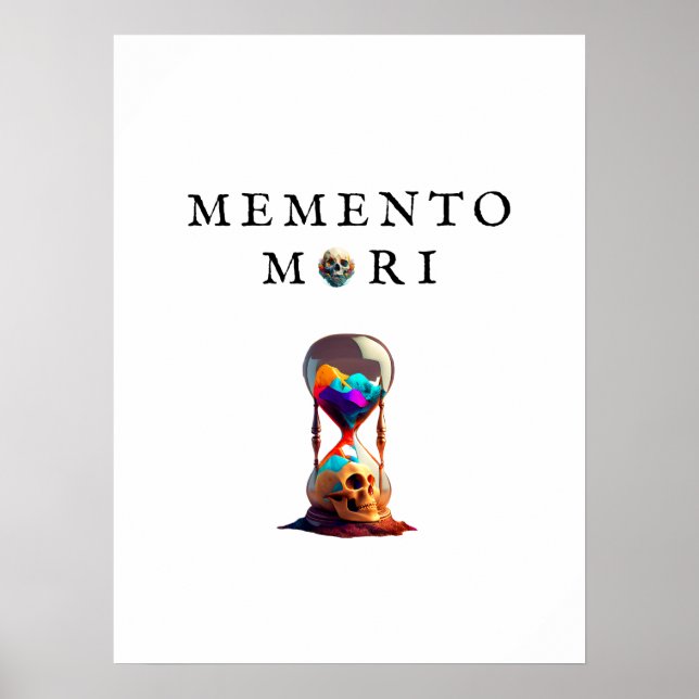 Memento Mori Poster | Stoic Poster | Stoic Gift (Front)