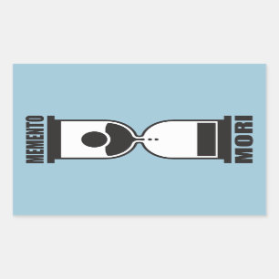 Memento Mori Rectangular Sticker