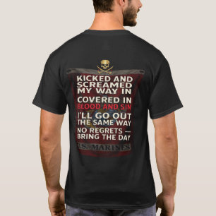 Memento Mori 🪖 Remember You Must Die 🫡 Marines T-Shirt