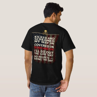 Memento Mori 🫡🪖 Remember You Must Die + US Flag T-Shirt