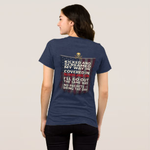 Memento Mori 🫡🪖 Remember You Must Die + US Flag Tri-Blend Shirt