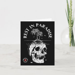 Memento Mori Shirt - Rest In Paradise - Latin Tatt Card