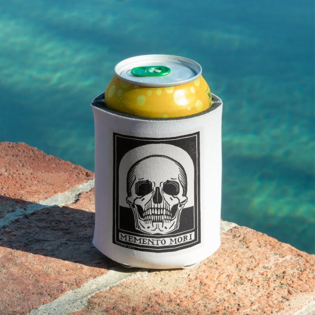 Memento Mori Skull Art Can Cooler (In Situ Pool)