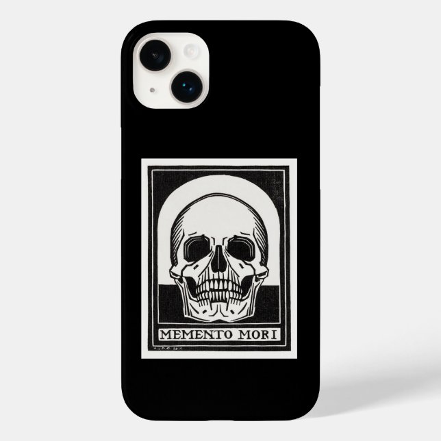 Memento Mori Skull Art Case-Mate iPhone Case (Back)