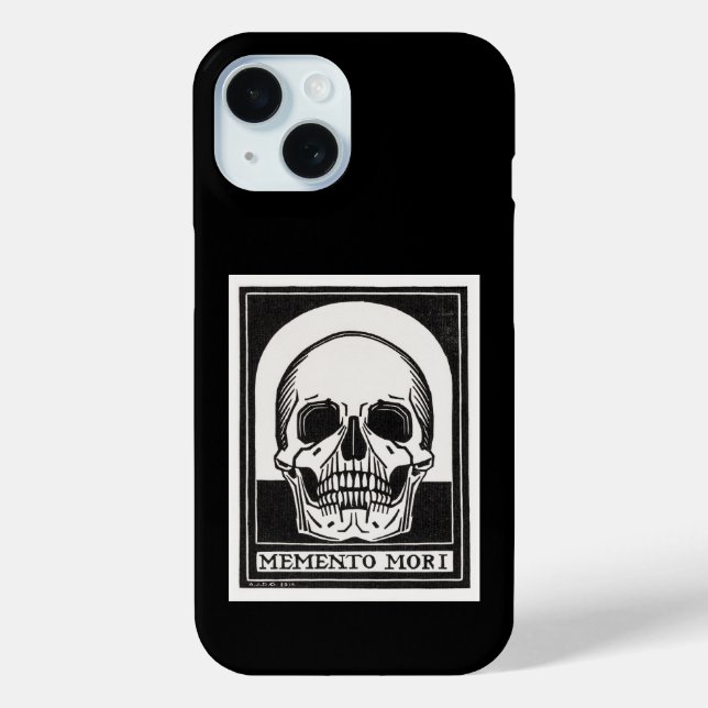 Memento Mori Skull Art Case-Mate iPhone Case (Back)