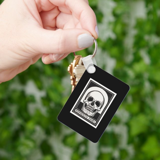 Memento Mori Skull Art Key Ring (Hand)