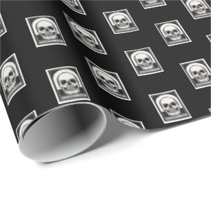 Memento Mori Skull Art Wrapping Paper
