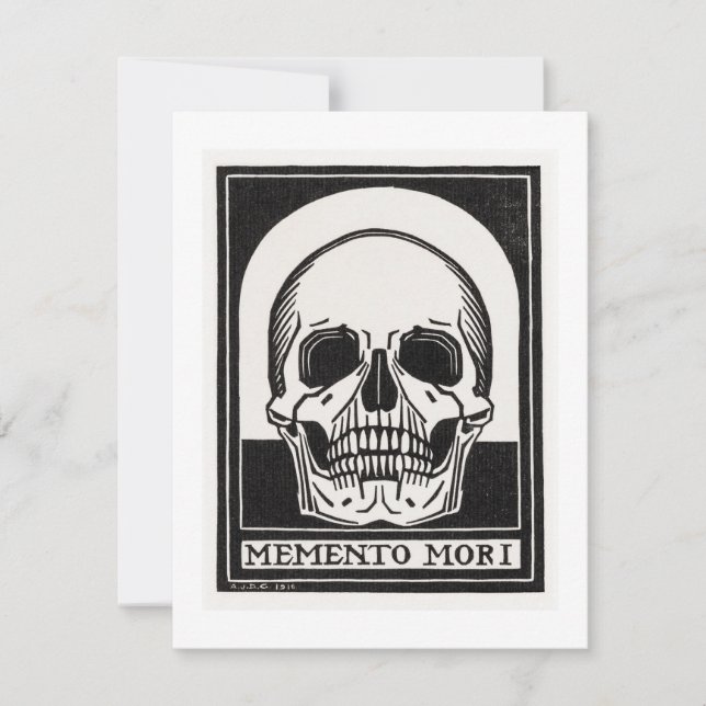 Memento Mori Skull Card (Front)