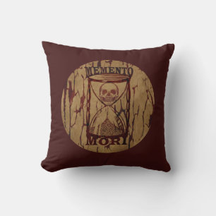 Memento mori skull  cushion
