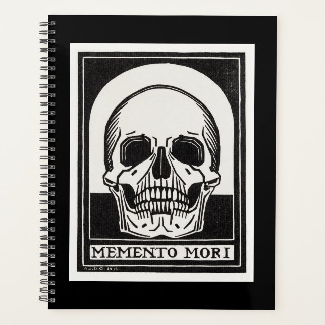 Memento Mori Skull Planner (Front)