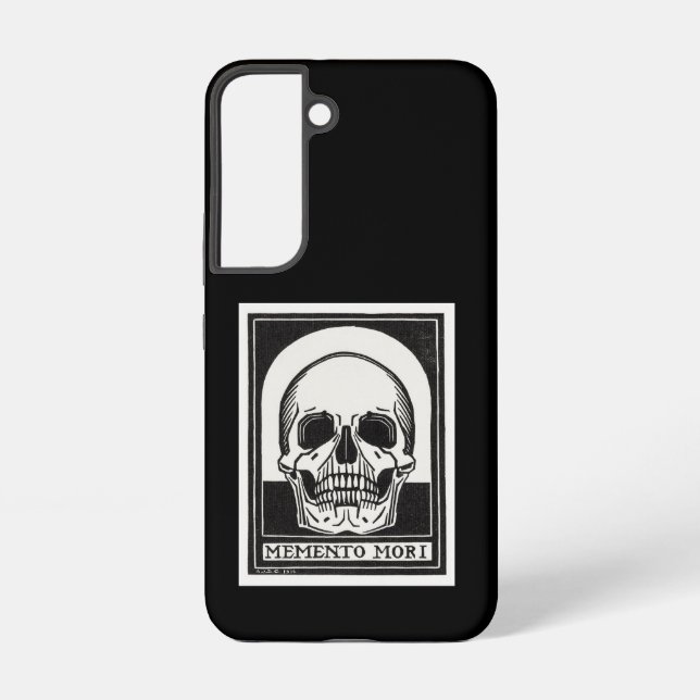 Memento Mori Skull Samsung Galaxy S22 Case (Back)