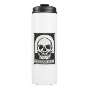 Memento Mori Skull Thermal Tumbler