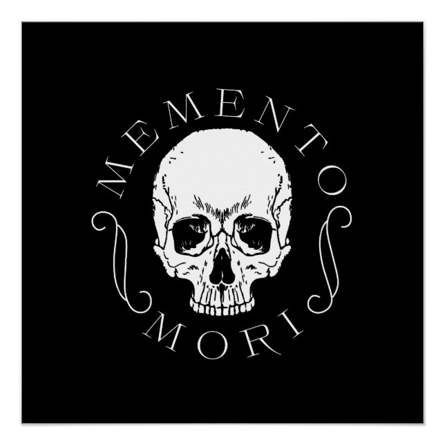 Memento Mori Skull Wall Art (Front)