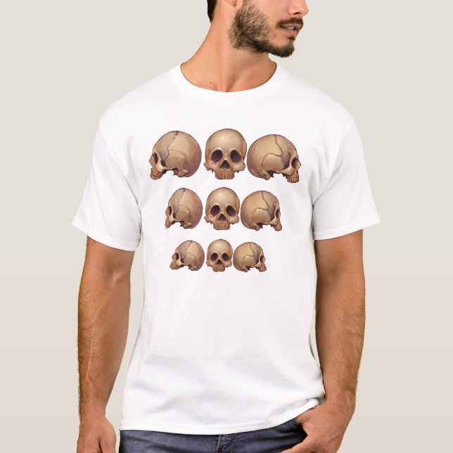 Memento Mori Skulls Descending Shirt (Front)