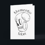 Memento Mori Stoic Philosophy Card<br><div class="desc">A great design with the stoic saying Memento Mori for all stoics among us.</div>