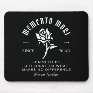 Memento Mori Stoicism Marcus Aurelius Stoic Philos Mouse Mat
