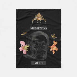 Memento Mori Stoicism Philosophy Philosopher Stoic Fleece Blanket